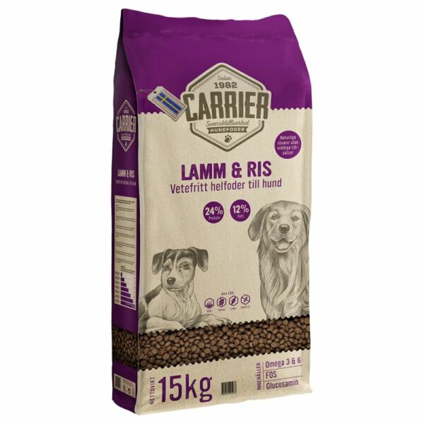 Carrier Spannmålsfri Lamm 10kg